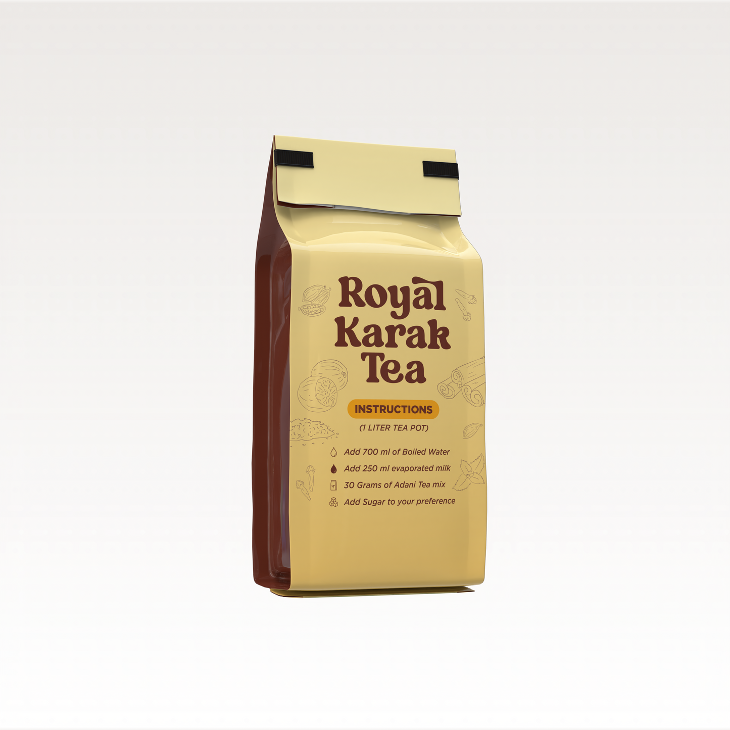 Premium Adeni Tea (Karak Chai) 1 lb -Authentic Spiced Tea Blend with Cinnamon, Cardamom & Cloves