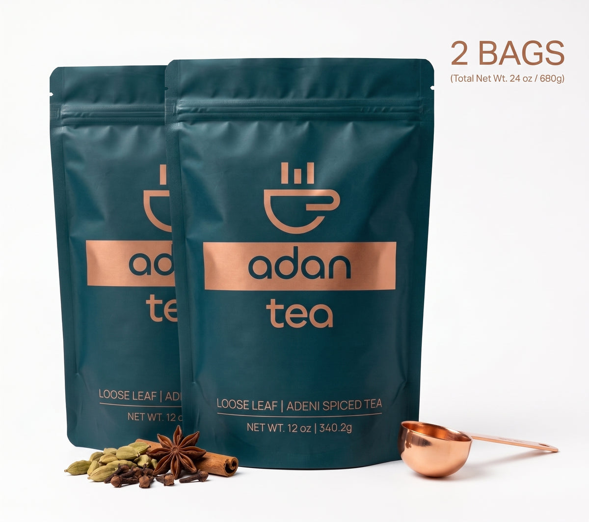 Adan Tea (12oz) original flavour - Quantity 2 - Standard Shipping Included