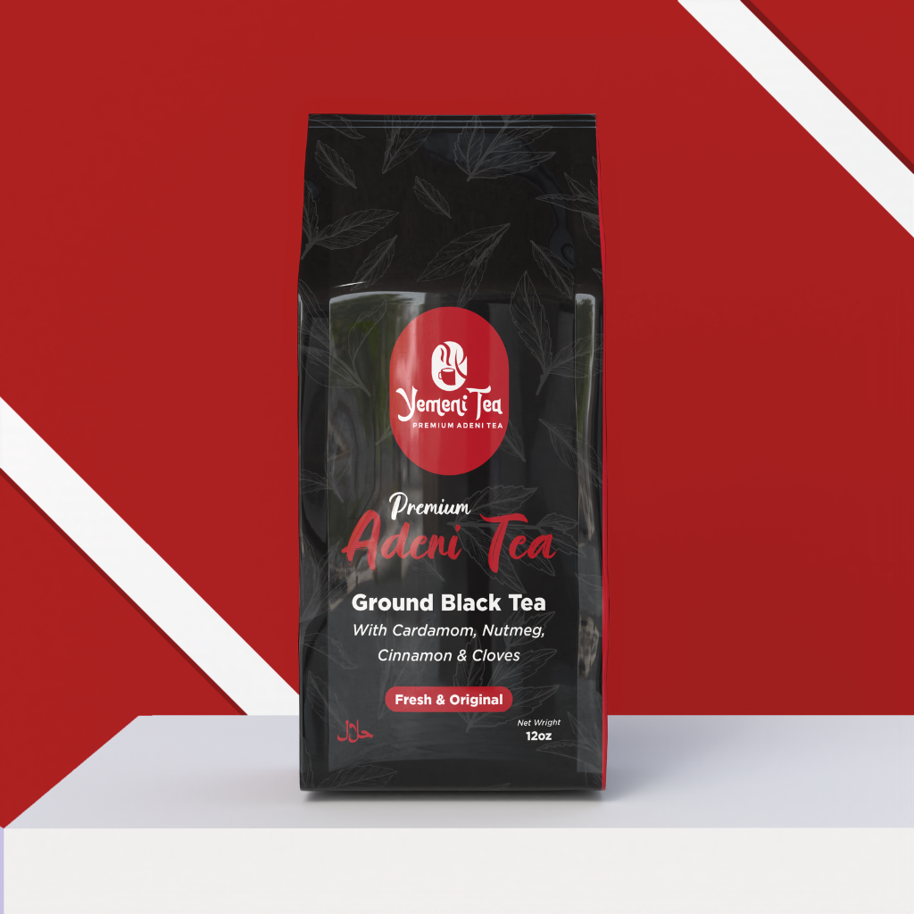 Premium Adeni Tea (Karak Chai) 12oz - Authentic Spiced Tea Blend with Cinnamon, Cardamom & Cloves
