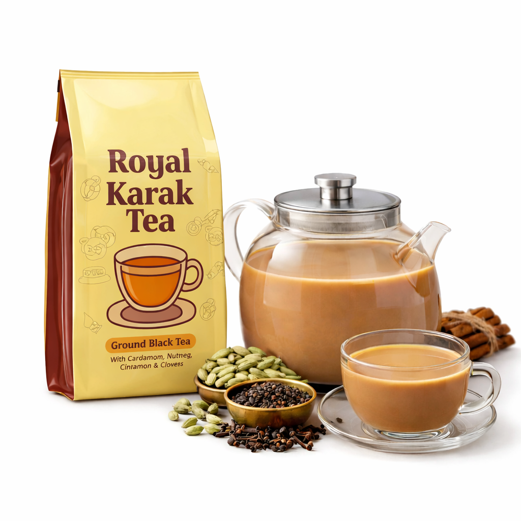 Premium Adeni Tea (Karak Chai) 1 lb -Authentic Spiced Tea Blend with Cinnamon, Cardamom & Cloves